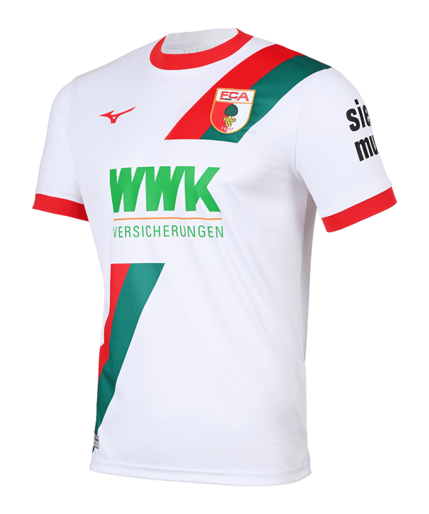 Mizuno FC Augsburg Trikot Home 2025/2026 Weiß F01 - weiss