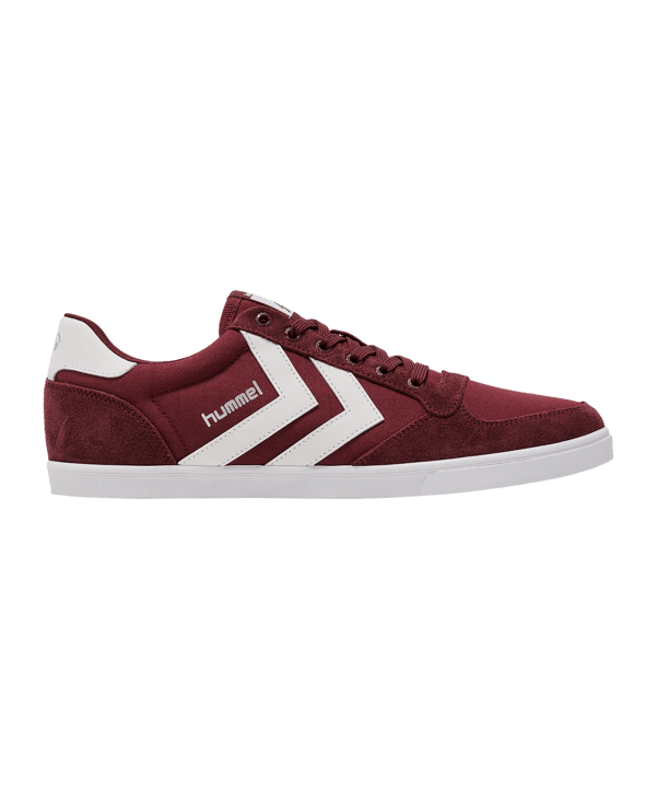 Hummel Slimmer Stadil Low Sneaker Rot F3661