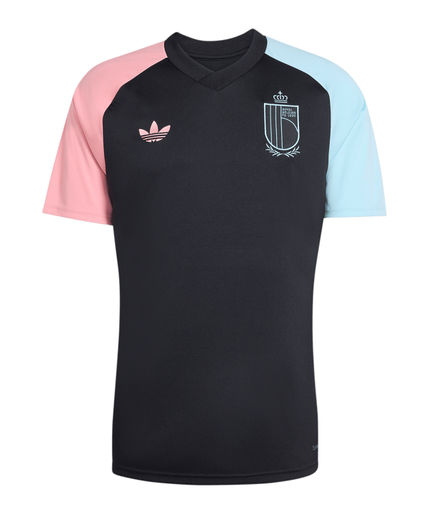 adidas KBVB Belgien Prematch Trikot Away WM 2026 Schwarz - schwarz