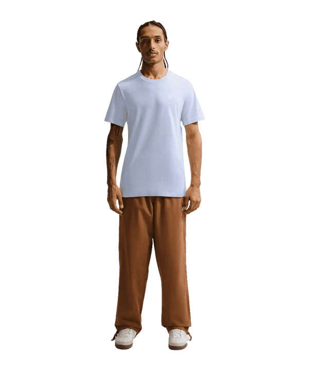Nike Sportwear Club T-Shirt Blau