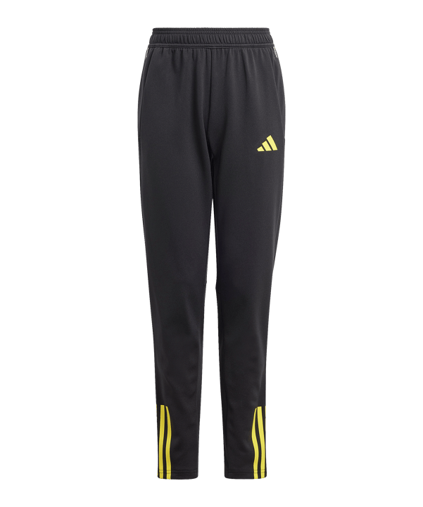 adidas Tiro 23 Competition Trainingshose Kids Schwarz Grau - schwarz