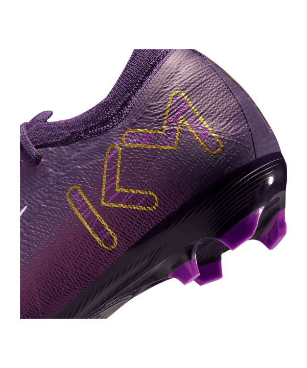 Nike Jr Air Zoom Mercurial Vapor XVI Pro FG Kylian Mbappe Signature Kids Lila F500 - lila
