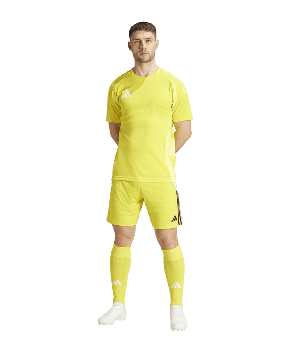 adidas Tiro 24 Short Gelb Weiss - gelb