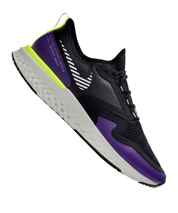 Nike Odyssey React Shield 2 Running Schwarz F002 - schwarz