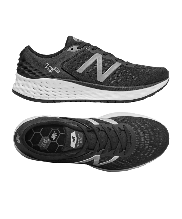 New Balance M1080 Fresh Foam Running Schwarz F8 - schwarz