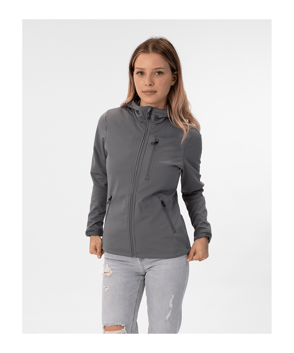 JAKO Premium Giacca softshell Donna Grigio C840 - grigio