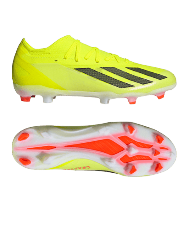 adidas X Crazyfast Pro FG Solar Energy Gelb Schwarz Weiss - gelb