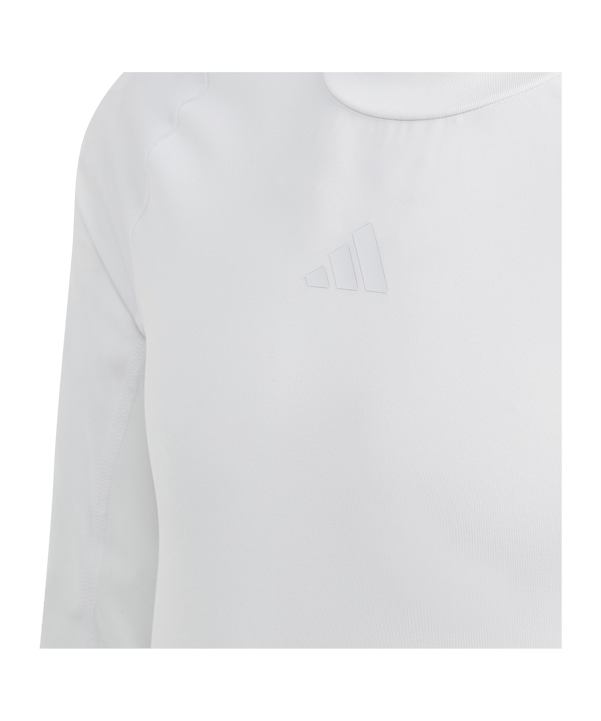 adidas Techfit Underwear Mock Longsleeve Kids Weiß - weiss