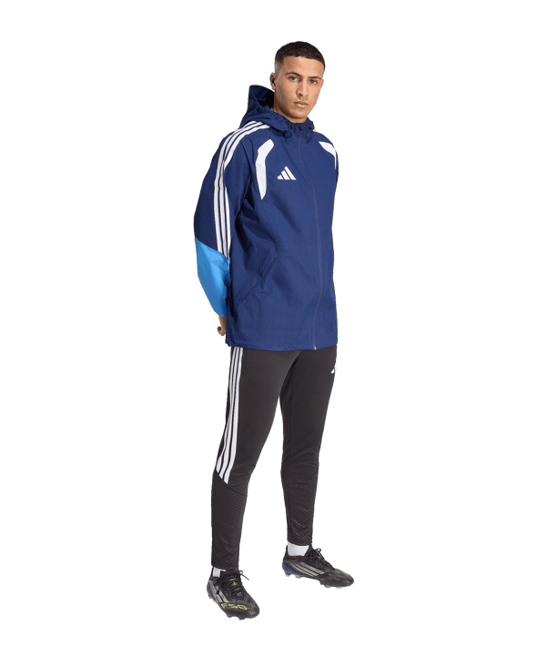 adidas Tiro 26 Regenjacke Dunkelblau - blau