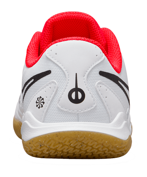 Nike Jr Tiempo Legend X Academy IC Halle Ready Kids Weiss Schwarz Rot F100 - weiss