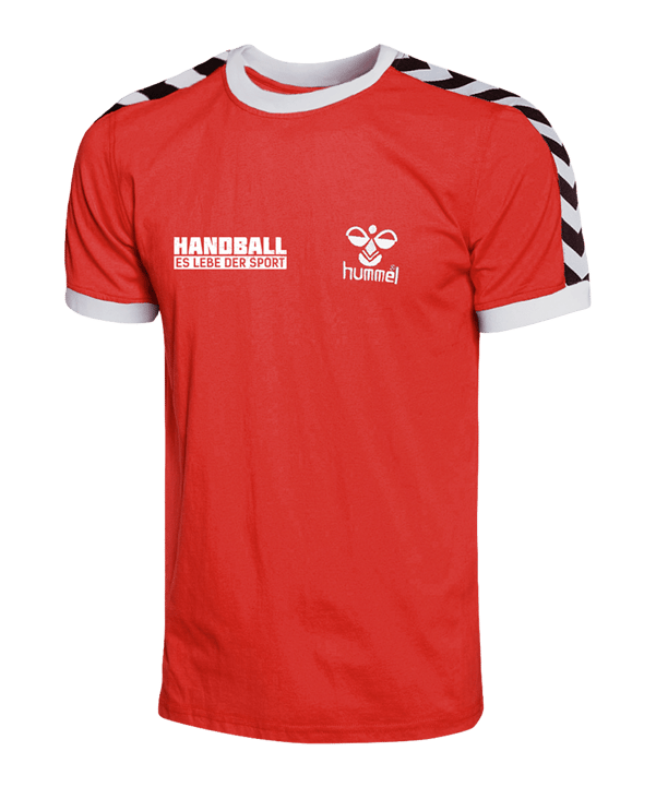 Hummel Davenport Ohne Wenn Und Laber T-Shirt Rot F3946 - rot