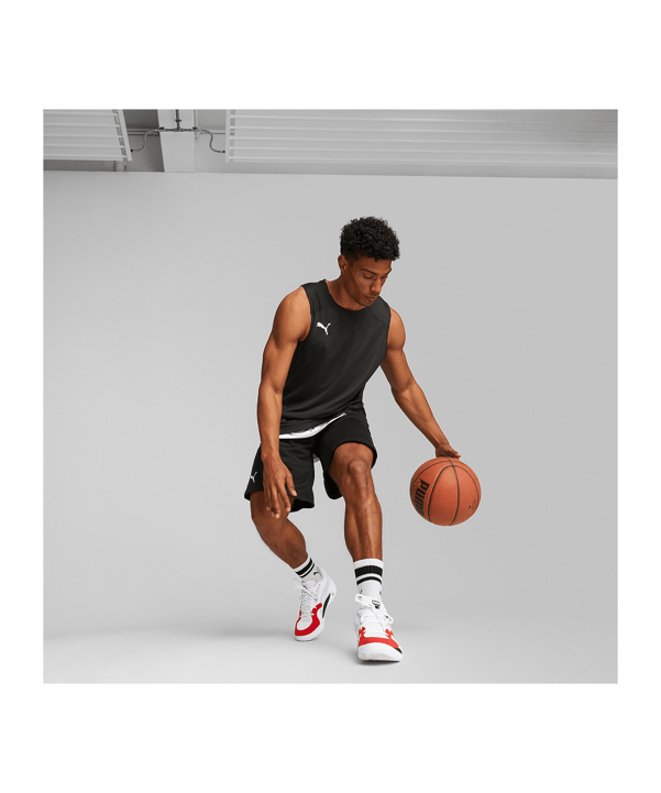 PUMA Hoops Team Reverse Trikot Schwarz F01 - schwarz