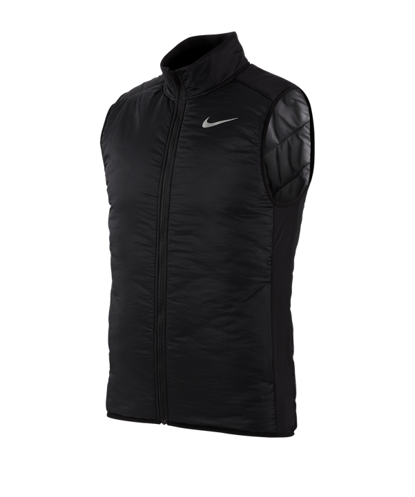 Nike AeroLayer Running Vest Weste Schwarz F010 - schwarz