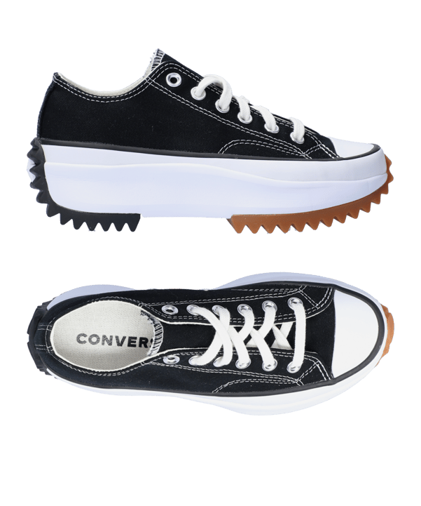 Converse Run Star Hike OX Damen Schwarz - schwarz