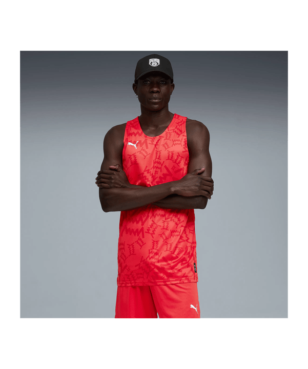 PUMA Teamjaws Graphic Trikot Rot F03 - rot