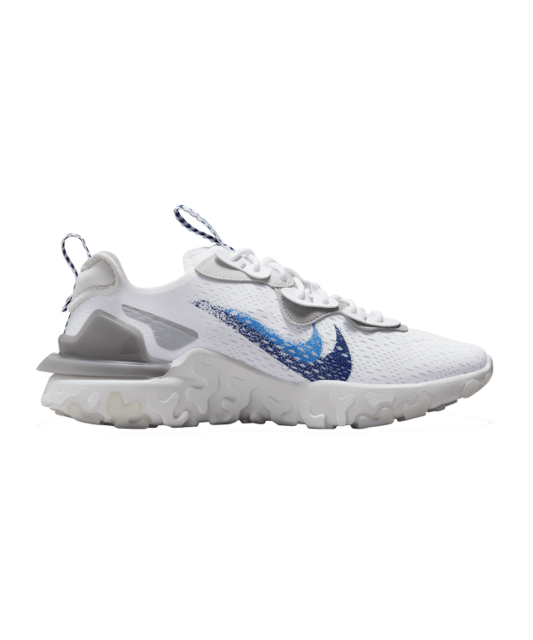 Nike React Vision Weiss Blau F100 - weiss
