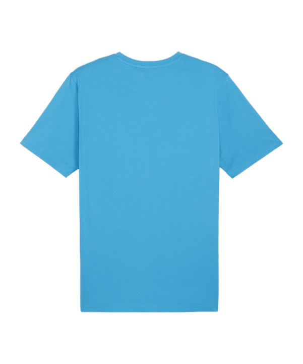 PUMA teamRISE Logo Trainingshirt Blau F02 - blau