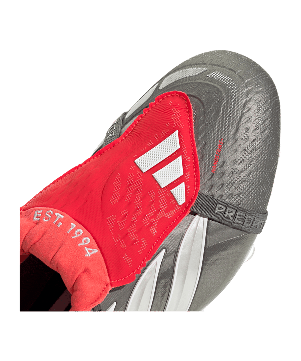 adidas Predator Elite FT FG Finisher Steel Grau - grau