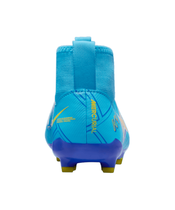 Nike Jr Air Zoom Mercurial Superfly IX Academy FG/MG Mbappe Signature Kids Blau F400 - blau