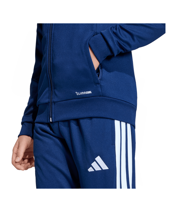 adidas Tiro 26 League Trainingsjacke Kids Dunkelblau - weiss