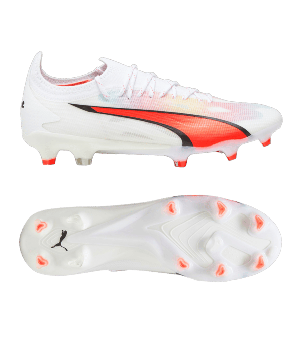 PUMA ULTRA Ultimate FG/AG Damen Breakthrough Weiss Schwarz F01 - weiss