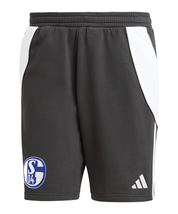 adidas FC Schalke 04 Short Schwarz Weiss - schwarz
