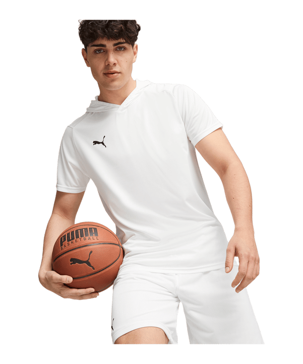 PUMA Hoops Team Shooting T-Shirt Weiss F02 - weiss