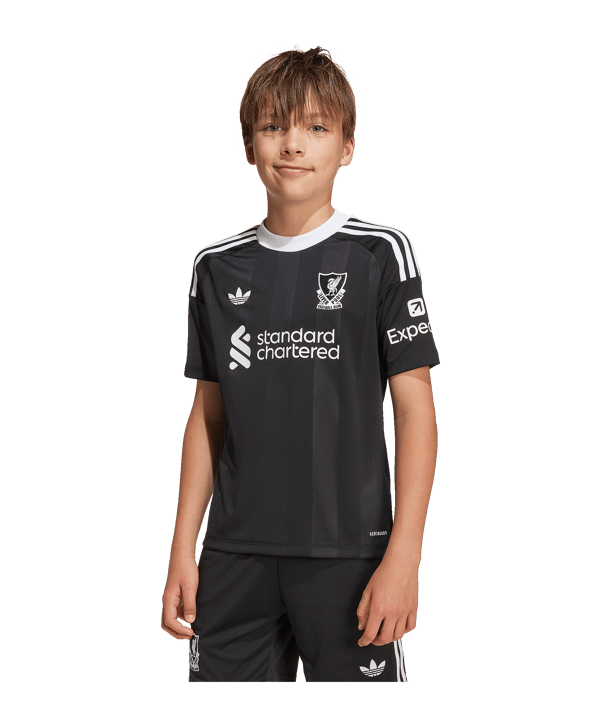 adidas FC Liverpool Torwarttrikot 3rd 2025/2026 Kids Schwarz - schwarz