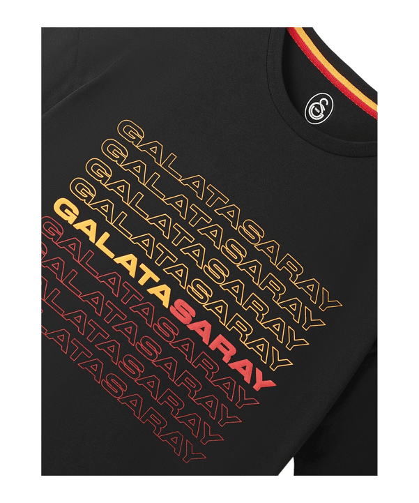 Galatasaray Istanbul T-Shirt Schwarz - schwarz