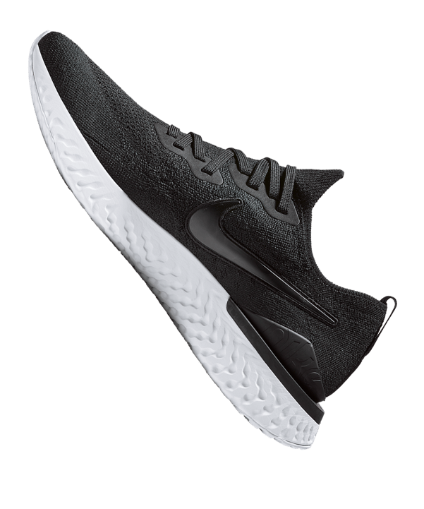 Nike Epic React Flyknit 2 Running Schwarz F002 - schwarz