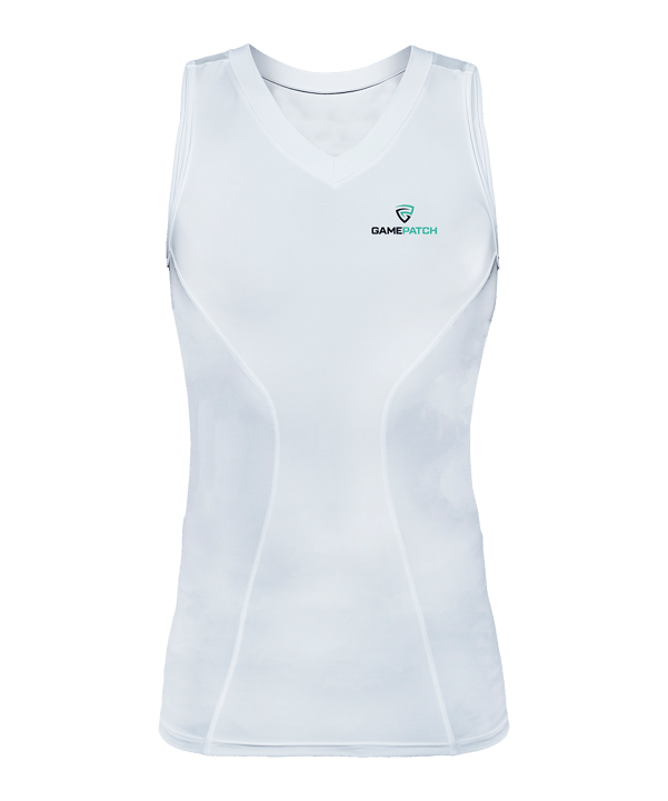 Gamepatch Compressishirt Hemd Weiß - weiss