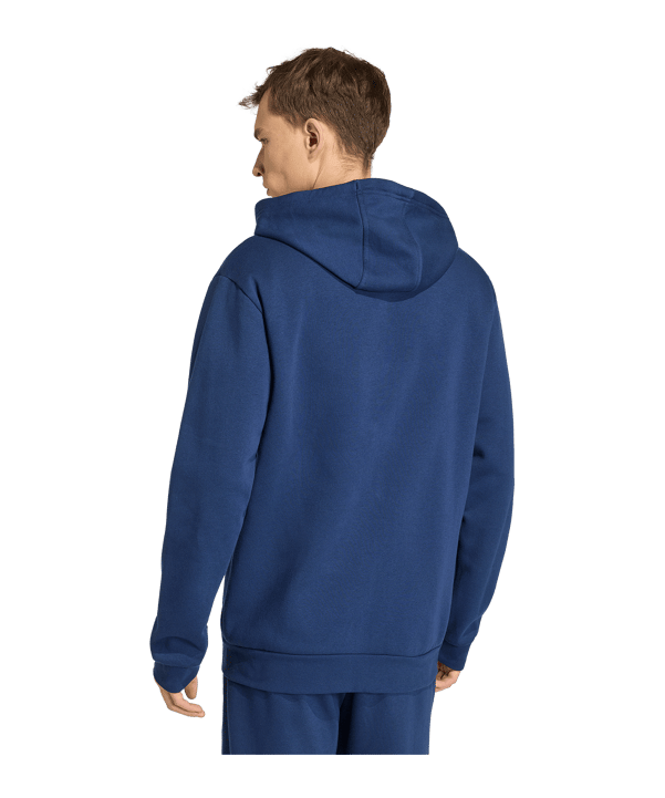 adidas Entrada 26 Kapuzenjacke Blau - blau