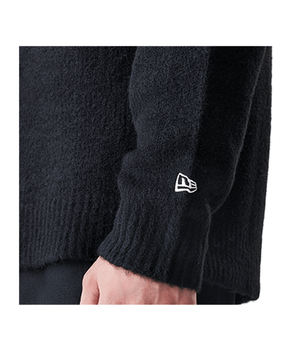 New Era Knit Sweatshirt Schwarz - schwarz