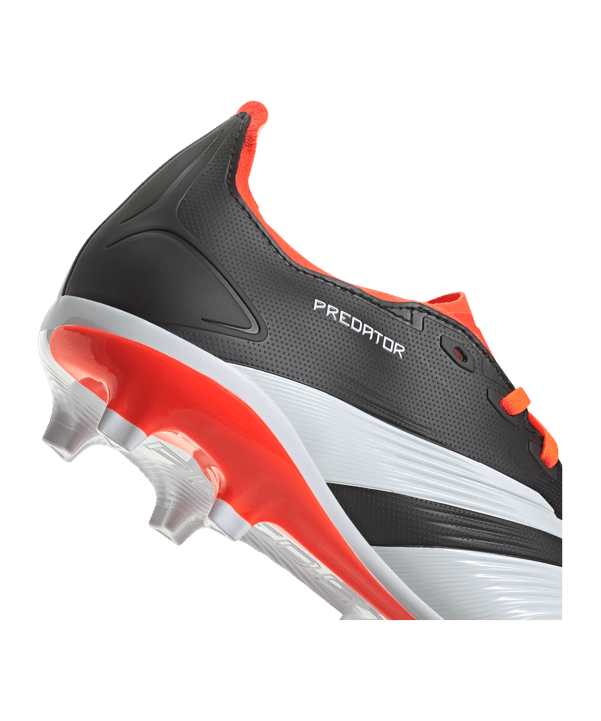 adidas Predator League FG Solar Energy Schwarz Weiss Rot - schwarz