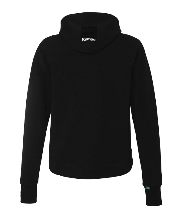 Kempa Kapuzenjacke Damen Schwarz F01 - schwarz