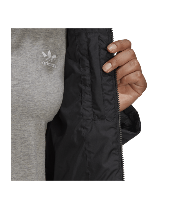 adidas Originals Puffer Jacke Damen Schwarz - schwarz