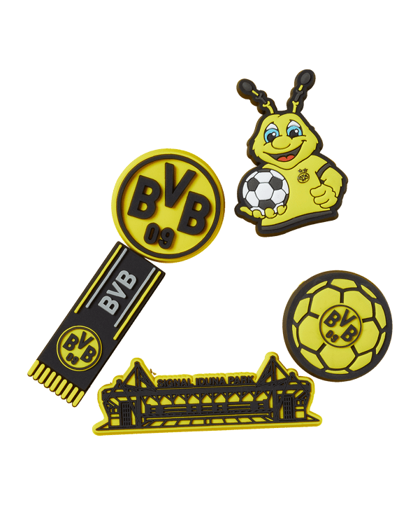 Crocs Borussia Dortmund Accessoire Mehrfarbig - mehrfarbig