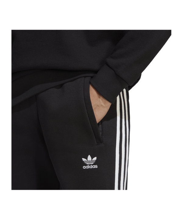 adidas Originals Trefoil Crew Sweatshirt Schwarz - schwarz