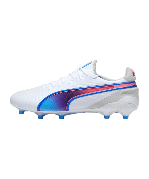 PUMA KING Ultimate FG/AG Formula Weiss Blau F02 - weiss