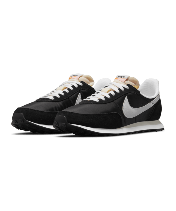 Nike Waffle Trainer 2 Schwarz Weiss Orange F001 - schwarz