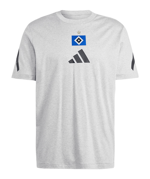adidas Hamburger SV Z.N.E T-Shirt Grau - grau