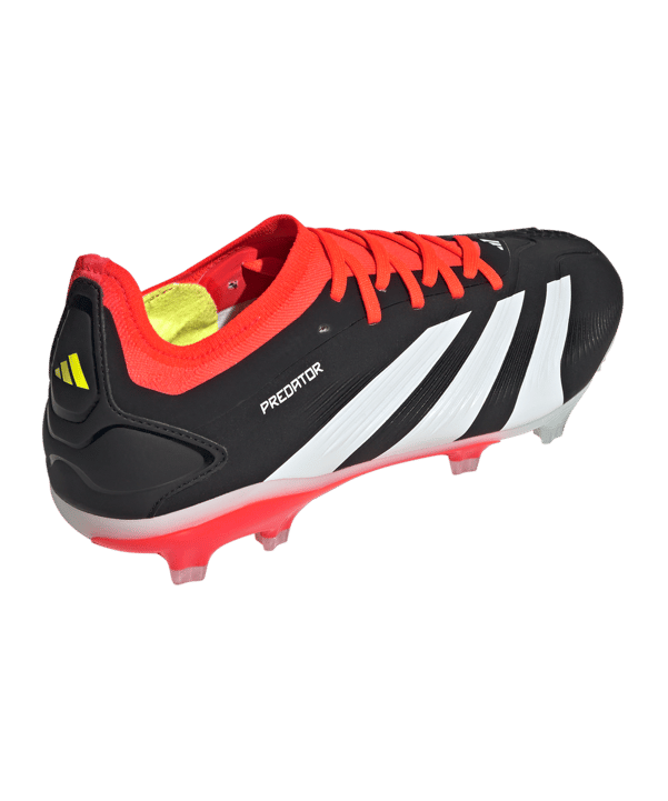 adidas Predator Pro FG Solar Energy Schwarz Weiss Rot - schwarz