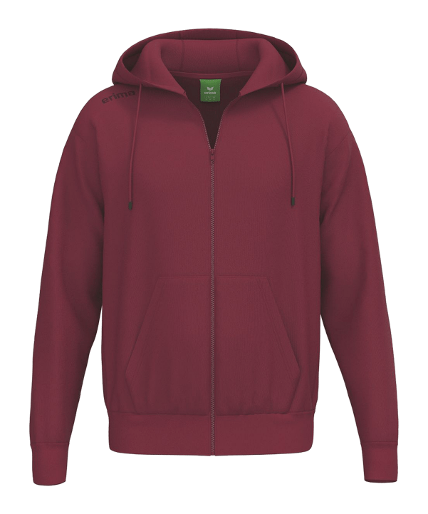 Erima TS Kapuzenjacke Rot - blau