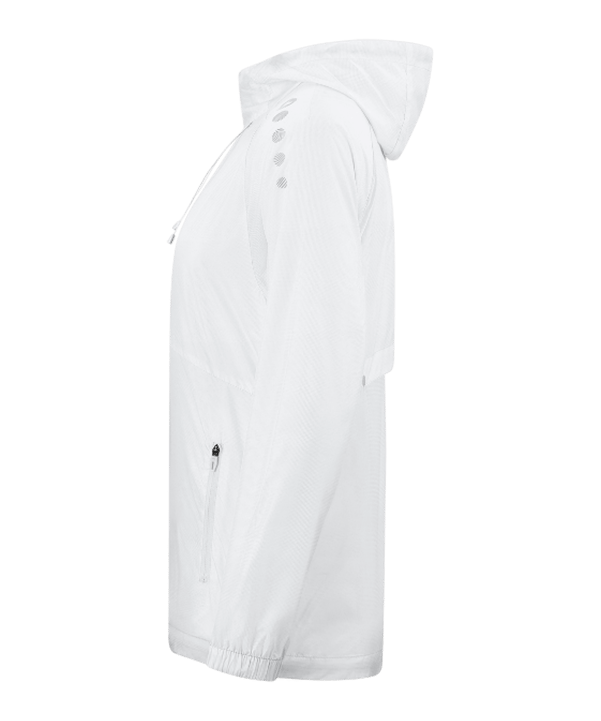 JAKO Flow Lightweight Jacke Kids Weiß F0 - weiss