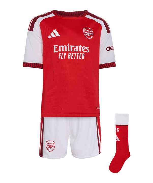 adidas FC Arsenal London Trikot Set Home 2026/2027 Kids Rot - rot
