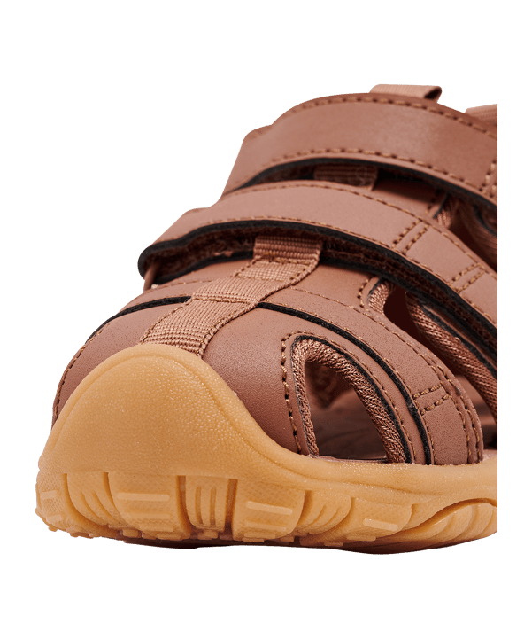 Hummel Sandal Velcro Badelatsche Kids Braun F8199 - braun