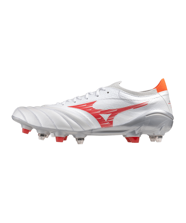 Mizuno Morelia Neo IV Elite Mix Charge Weiss Rot F60 - weiss