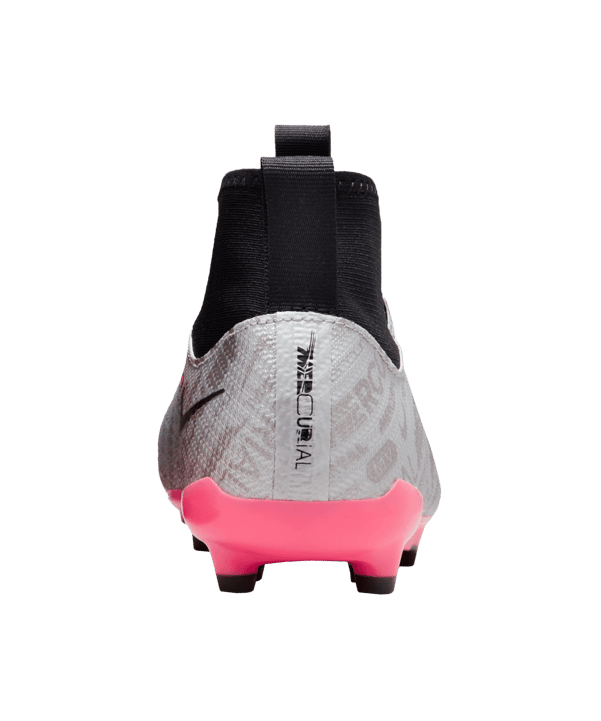 Nike Jr Air Zoom Mercurial Superfly IX Pro FG XXV Kids Silber Pink F060 - silber