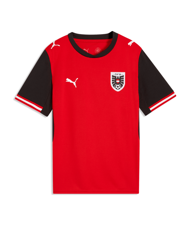 PUMA ÖFB Österreich Replica Trikot Home WM 2026 Kids Rot F01 - rot