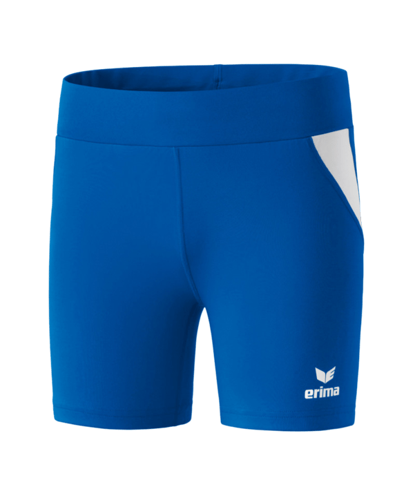 Erima Short Tight Damen Blau Weiss - blau